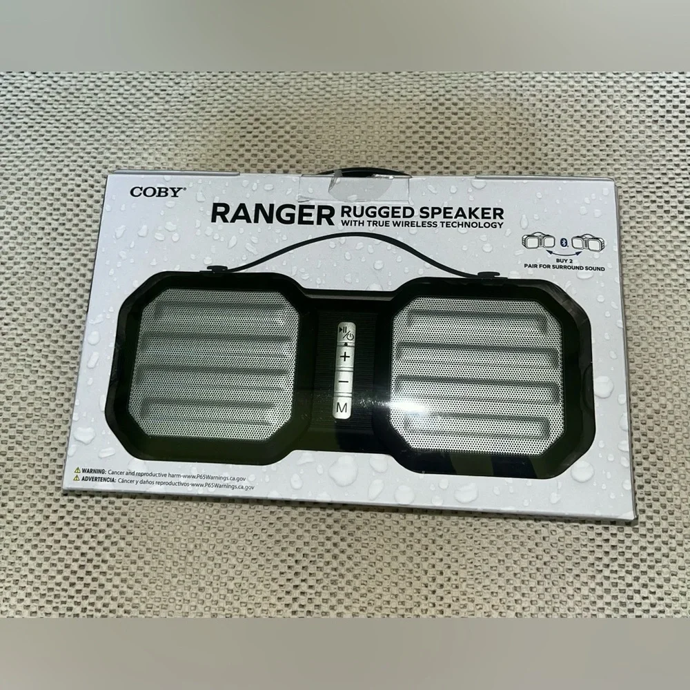 Coby Ranger Rugged Speaker
Model, Splashproof, Bluetooth, Music & Call Control. - Picture 2 of 5